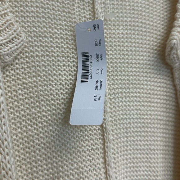 J. Crew 100% Linen Relaxed Fit Kimono Cardigan Tassel Detail Size S/M - Picture 4 of 6